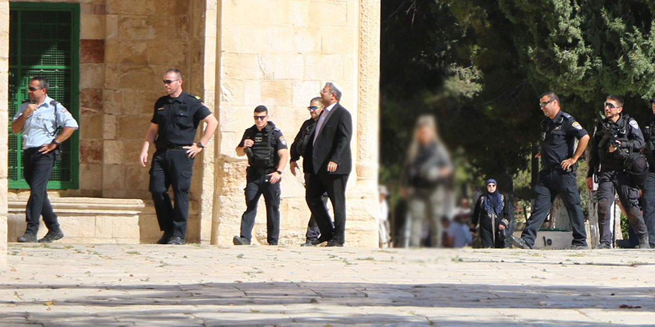 İşgalci İsrail'in aşırı sağcı milletvekilinden Mescid-i Aksa'ya baskın