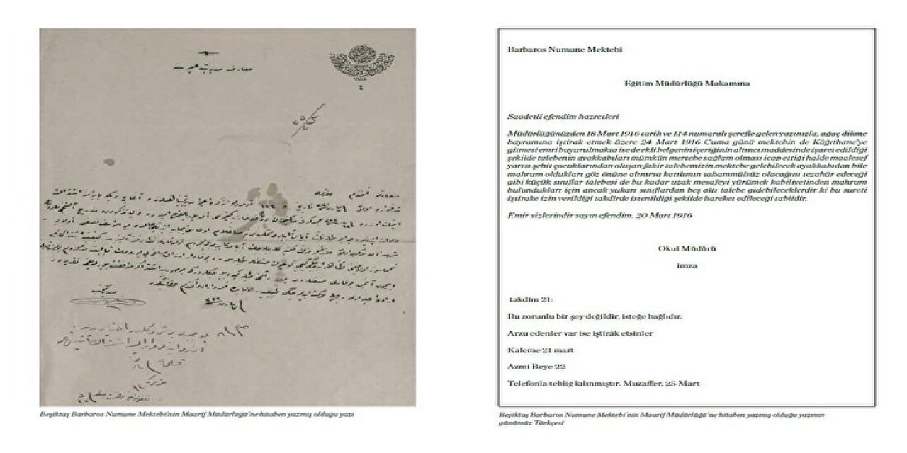 Osmanlı Arşivi'nden çıktı! 106 yıllık belge duygulandırdı
