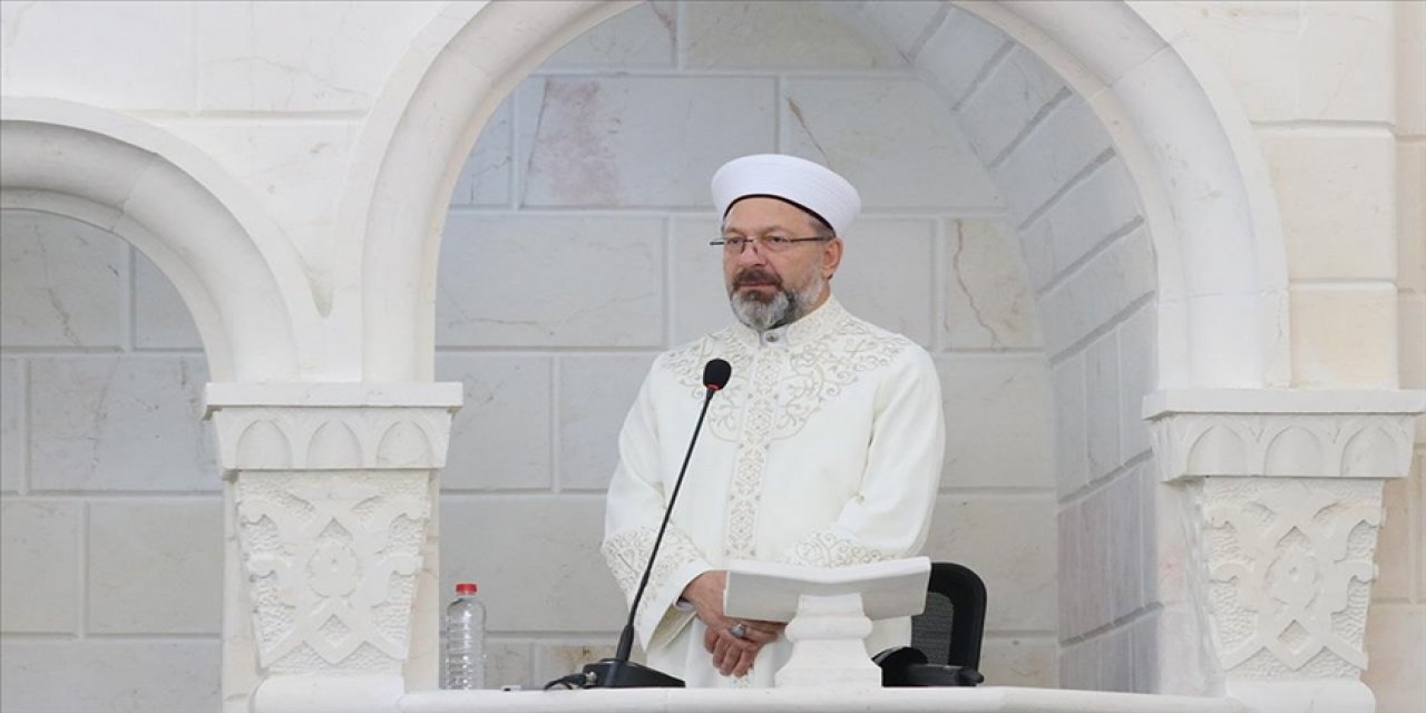 Diyanet İşleri Başkanı Erbaş: Cuma hutbesi her hafta 50 milyon kişiye ulaşıyor