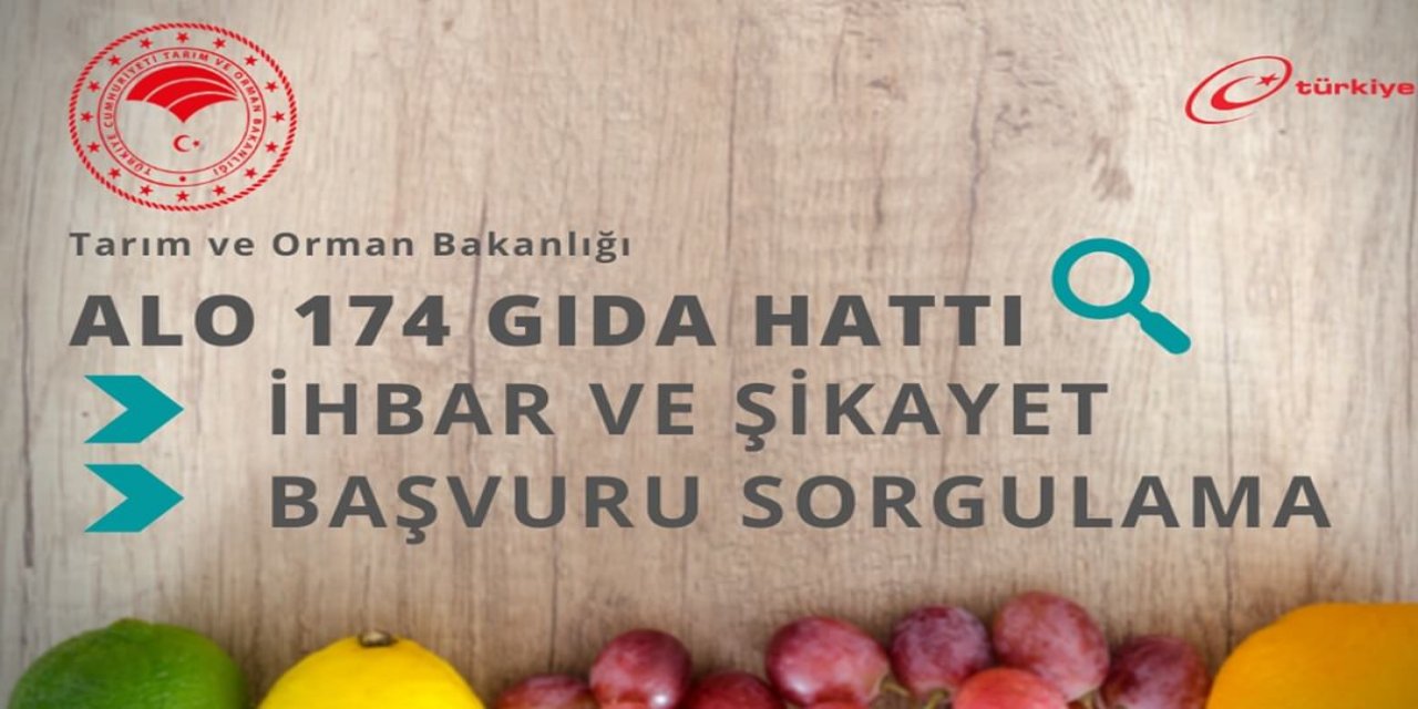 174 Gıda Hattı'na 2,8 milyon başvuru yapıldı