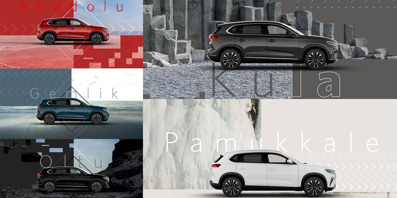 Togg'un renkleri belli oldu