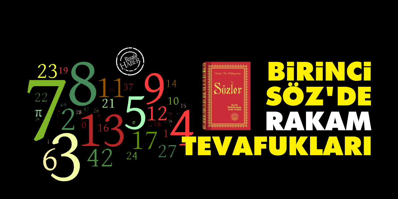 Birinci Söz'de rakam tevafukları