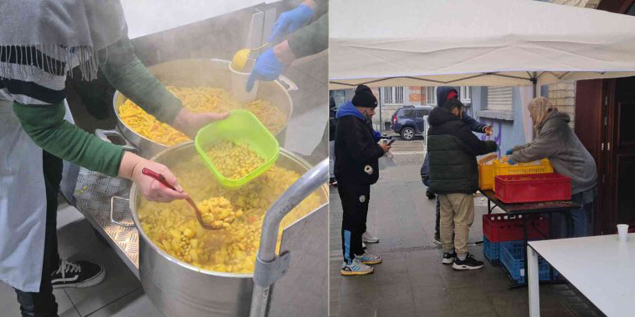 Belçika'nın sokakta bıraktığı göçmenlere cami cemaati sahip çıkıyor