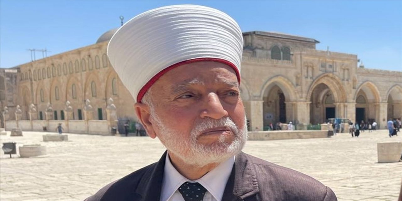 Kudüs Müftüsü: İşgalci İsrail, Mescid-i Aksa'yı camilikten çıkarmak niyetinde