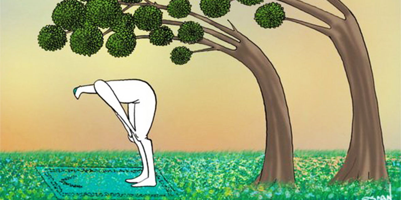 İbadeti terk eden, mevcudatın ibadetini görmez ve göremez