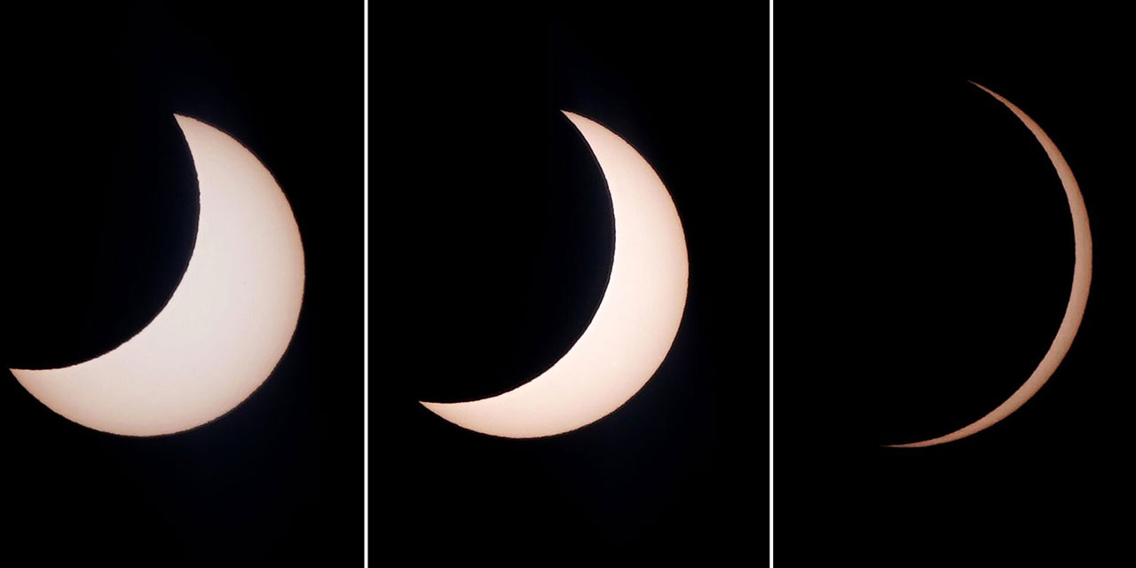 Nadir bir hadise: Güneş, Ay tarafından tam olarak kapatıldı