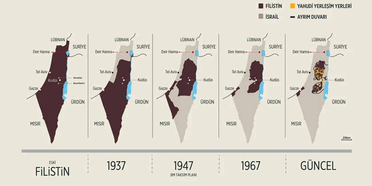 Abluka altındaki şehir Gazze, son 17 yılda 5 büyük saldırıya hedef oldu