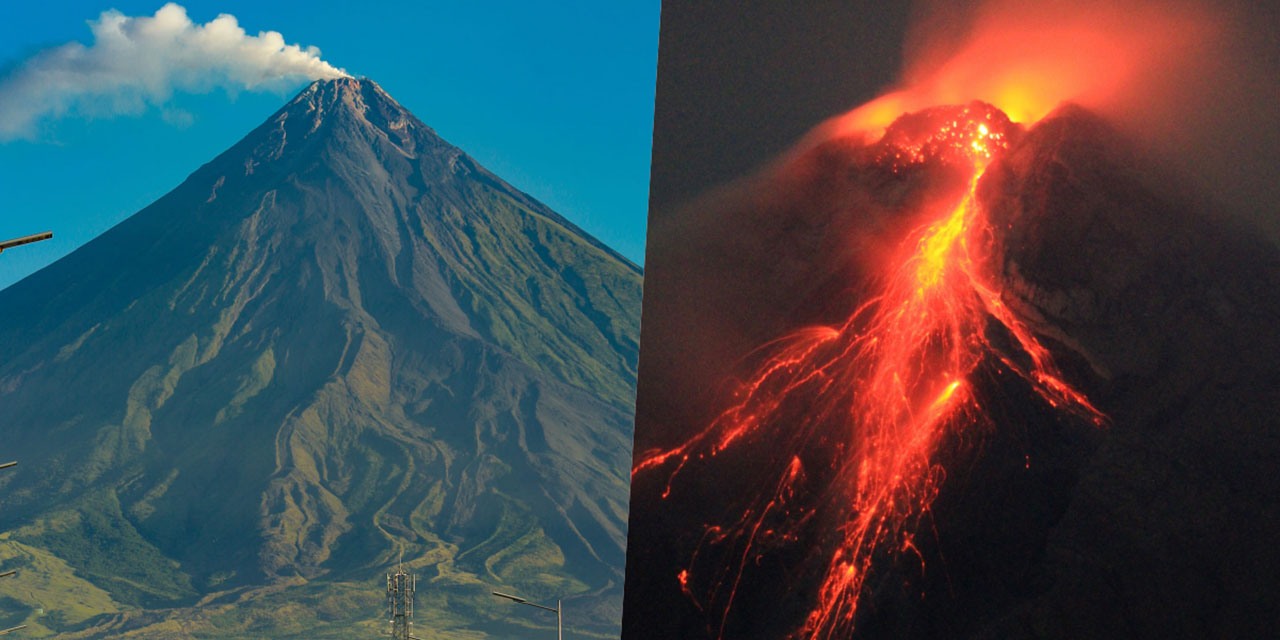 Mayon Yanardağı'ndaki lav akıntıları 2,5 kilometre mesafeye ulaştı