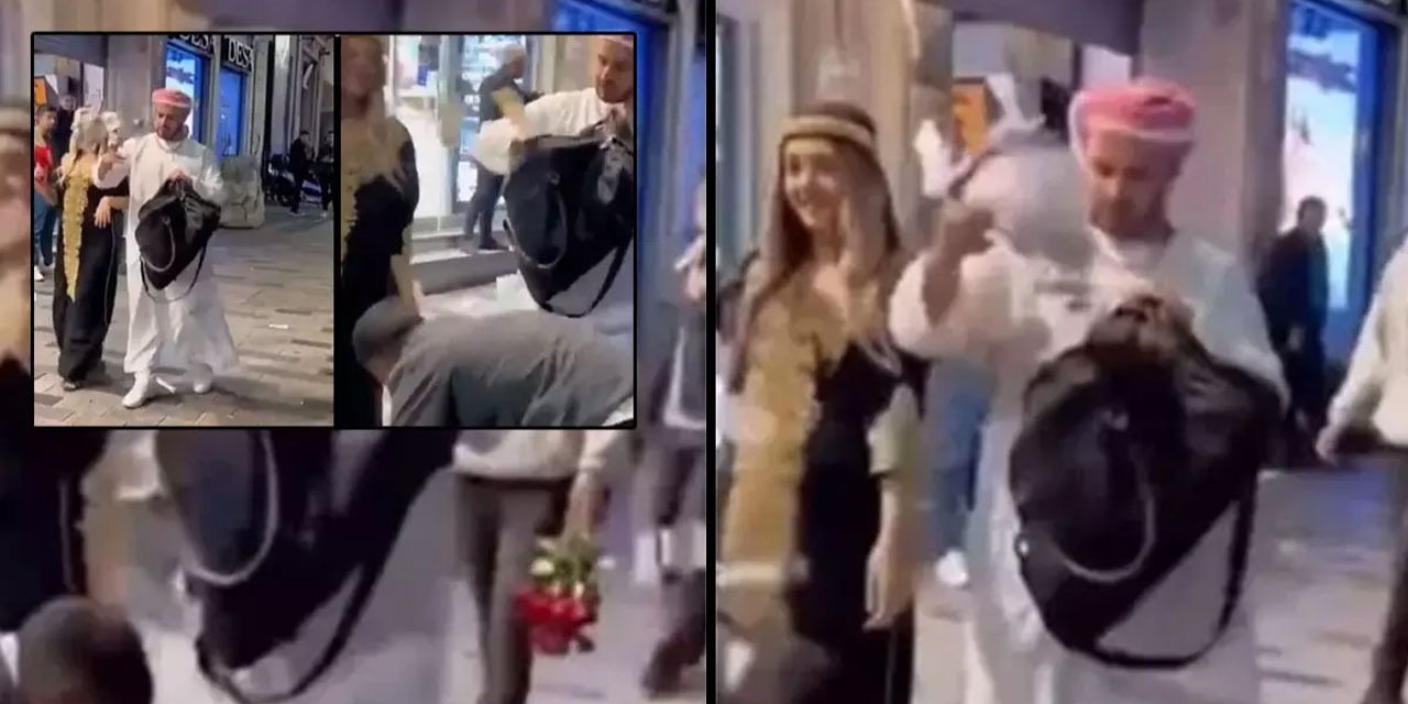 Arap kıyafeti giyerek para saçmışlardı: Şüpheliler Türk vatandaşı çıktı