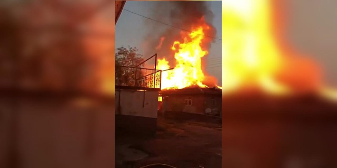 Telefon şarjını prizde unuttu, ev küle döndü