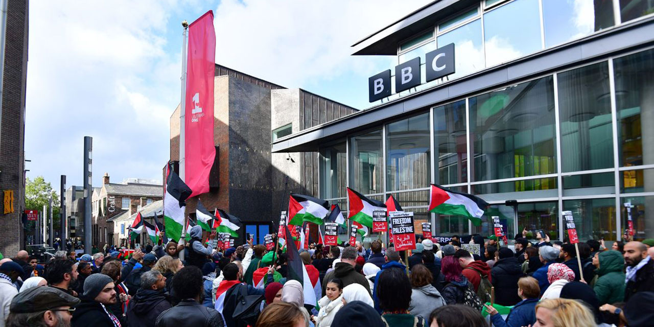 BBC, Filistin'e destek gösterilerinde kamuoyunu yanılttığını kabul etti