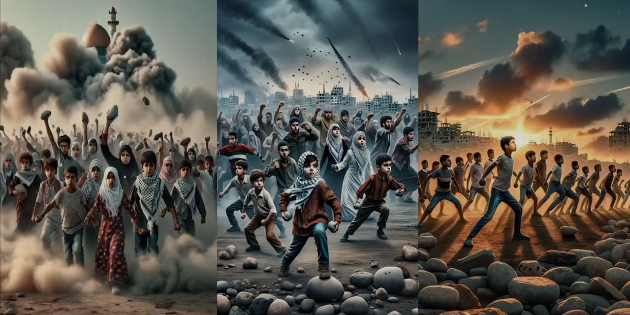 Gazzeli bebekler ve çocuklar vampirlerin büyüsünü bozdu