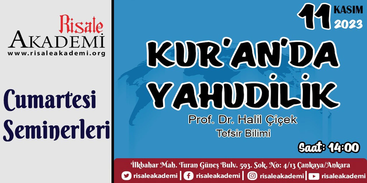 'Kur'an'da Yahudilik' semineri