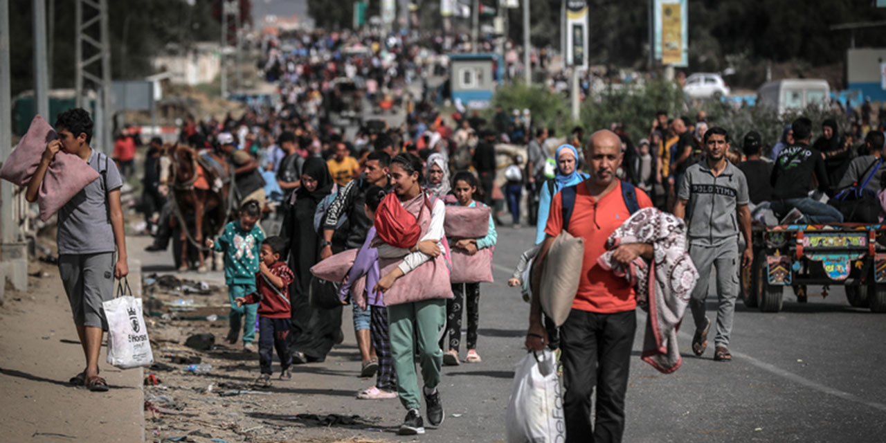 Terör devleti israil, 'güvenli' dediği Gazze'nin güneyindeki sivillerden bölgeyi terk etmelerini istedi