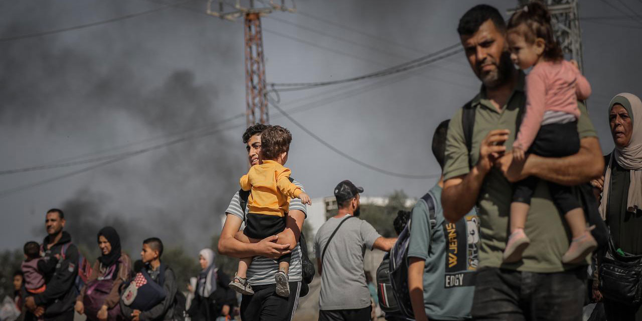 Terör devleti israilin Gazze'ye saldırılarında 1,7 milyon Filistinli yerinden edildi