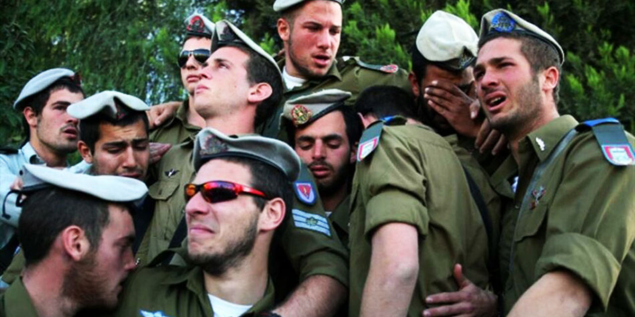 Terörist israilin askerleri delirmeye başladı