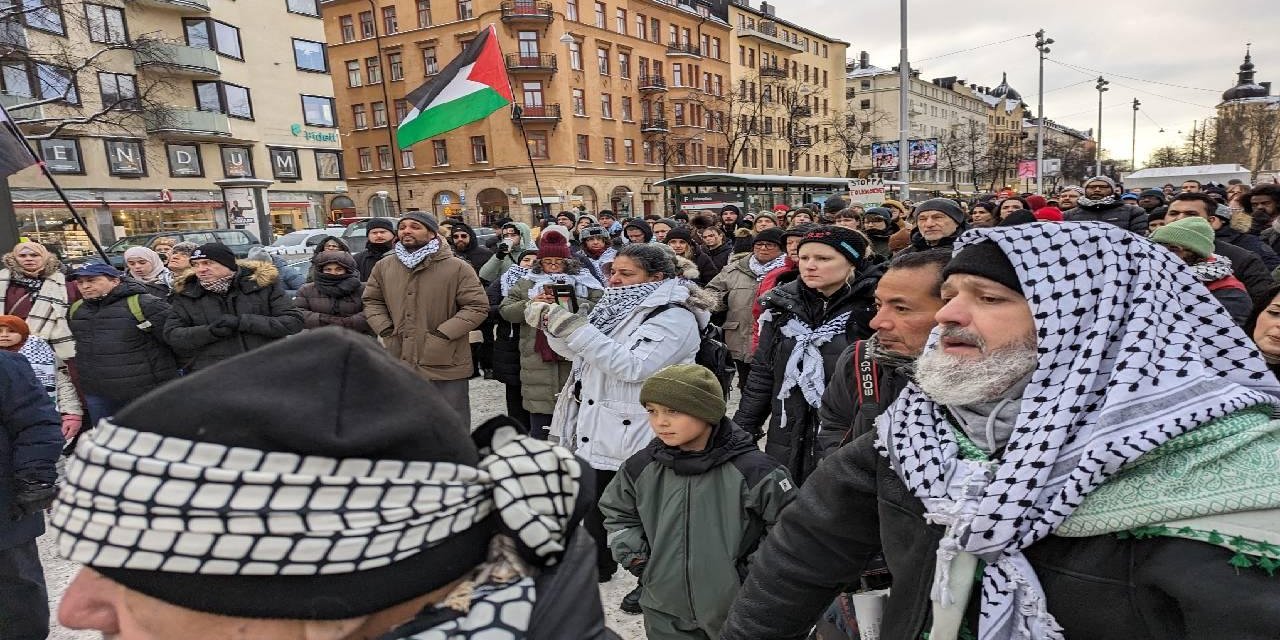 İsveç'te 'Filistin'e özgürlük', 'israile boykot' talebi