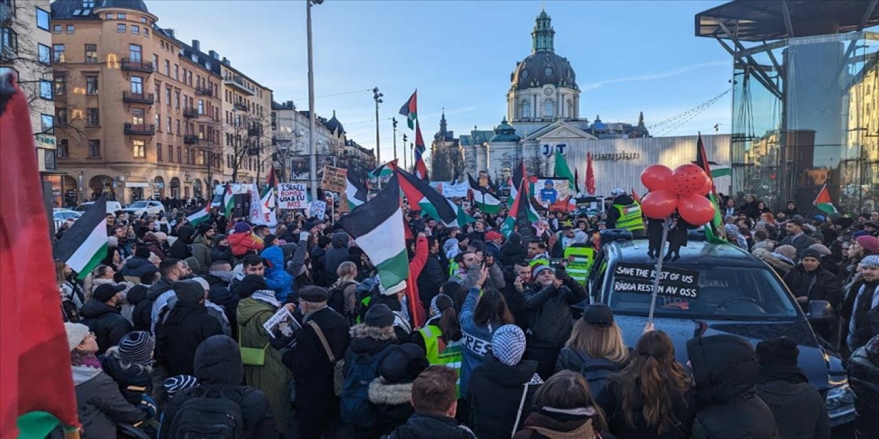 İspanya, Hollanda, Yunanistan ve İsveç'te Filistin'e destek gösterisi düzenlendi