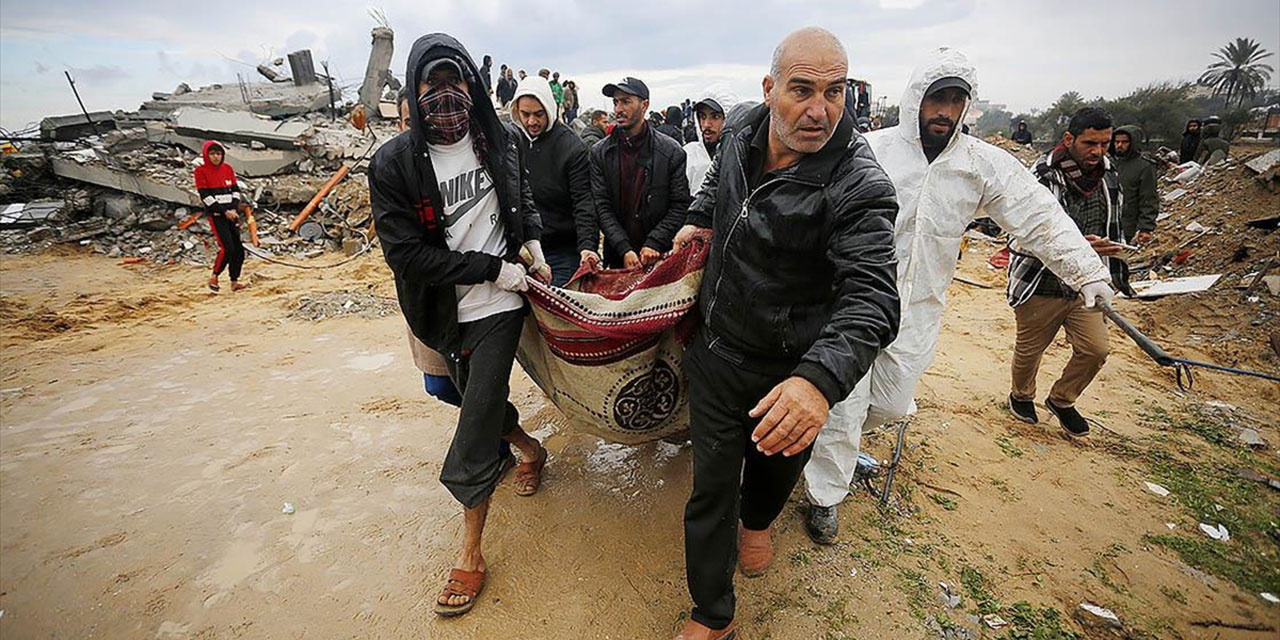 Katil israil, Gazze Şeridi'ne saldırılarını 116 gündür sürdürüyor