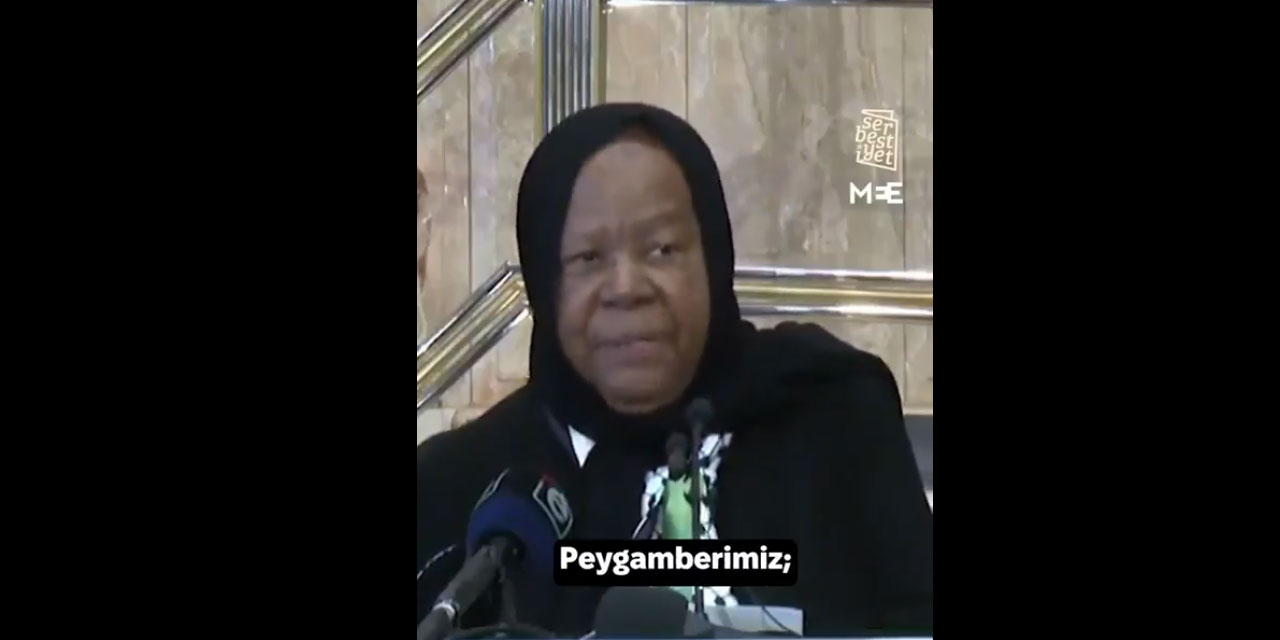 Güney Afrika Dışişleri Bakanı: Zalime karşı duruşumuzda rehberimiz Hz. Muhammed (asm)