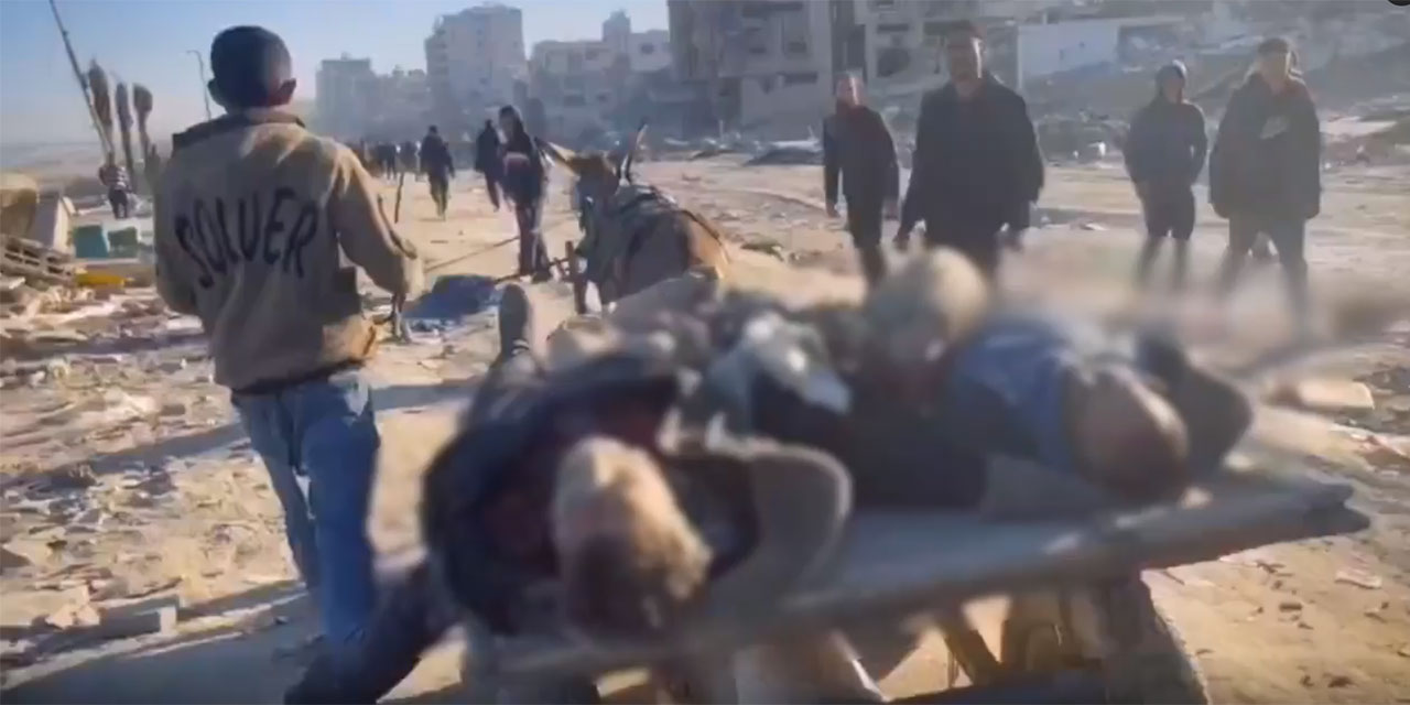 Aşağılık israil, yardım bekleyen Filistinlileri bombaladı: En az 104 şehit