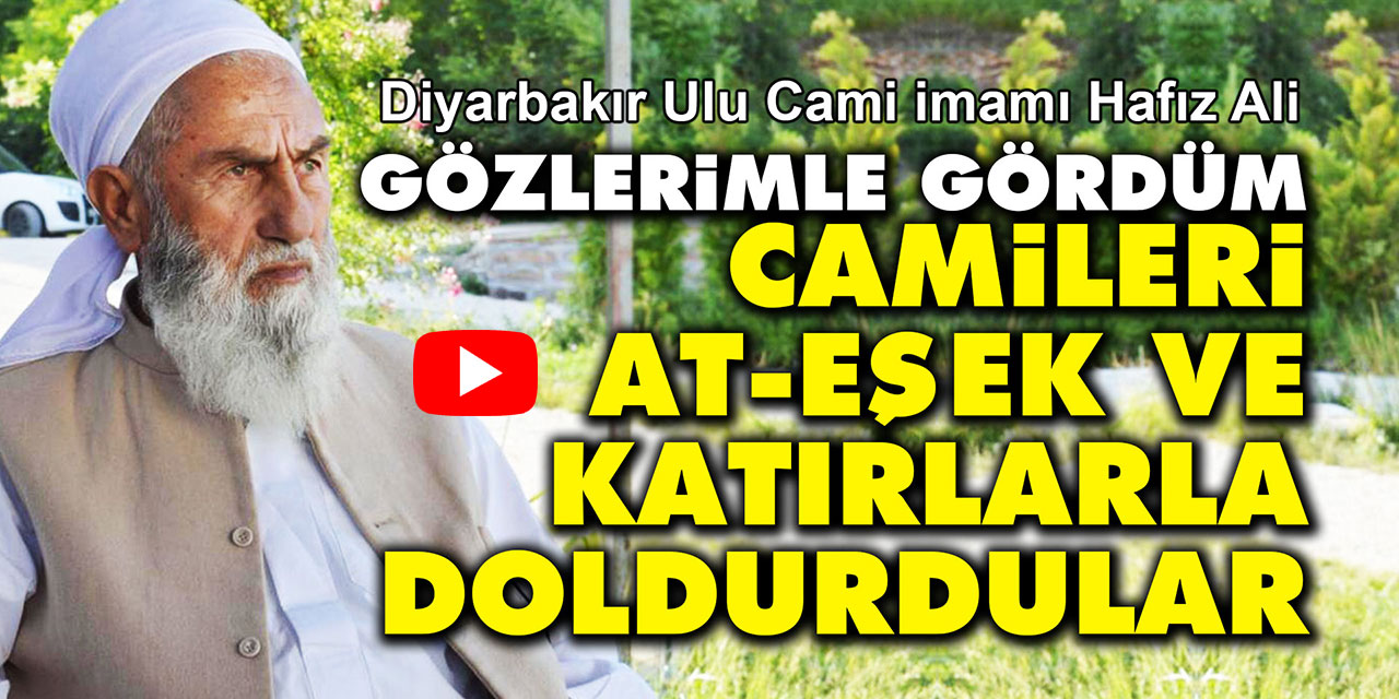 Diyarbakır Ulu Cami İmamı: Camileri at, eşek ve katırlarla doldurdular