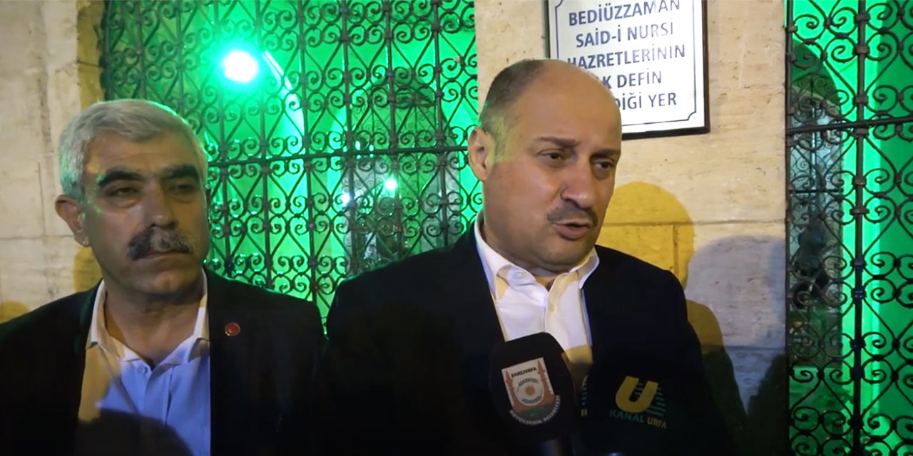 Şanlıurfa B.Belediye Başkanı Kasım Gülpınar: Allah Said Nursi'nin yolunu takip etmeyi nasip etsin