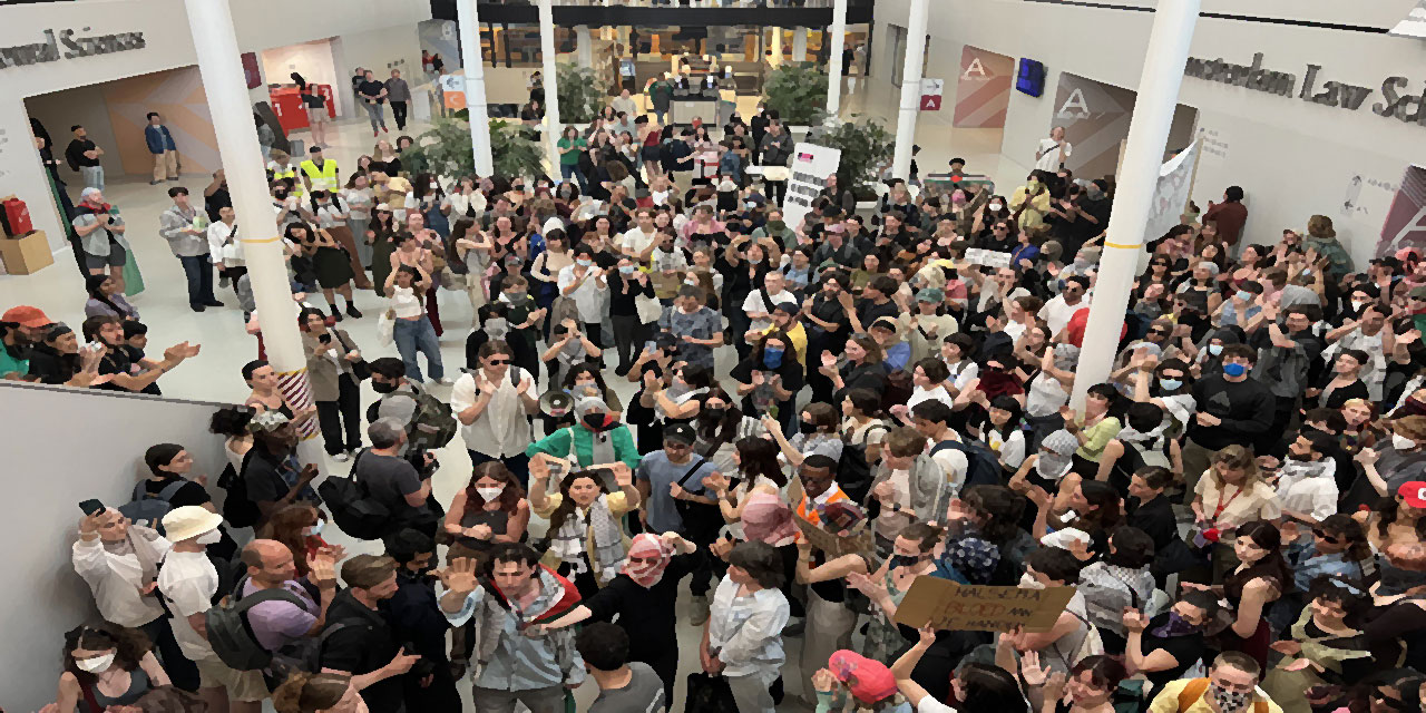 Hollanda'daki üniversitelerde Filistin eylemleri sürüyor