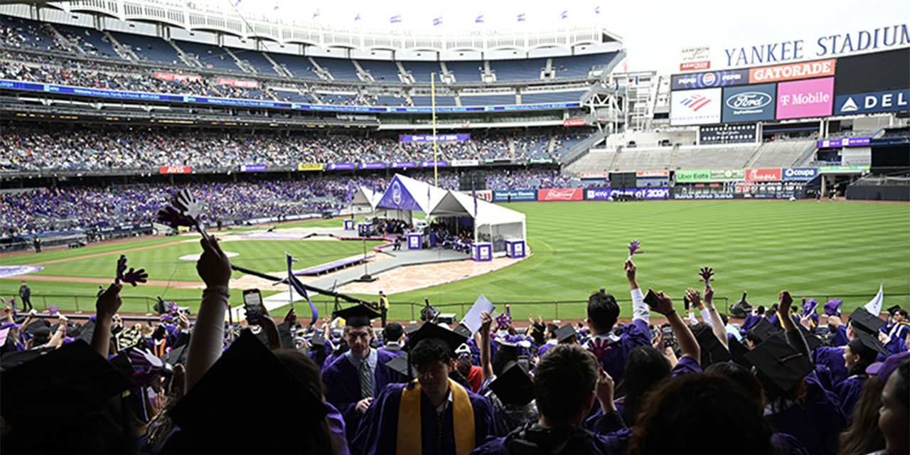 New York Üniversitesi mezuniyet töreninde Filistin'e destek protestosu