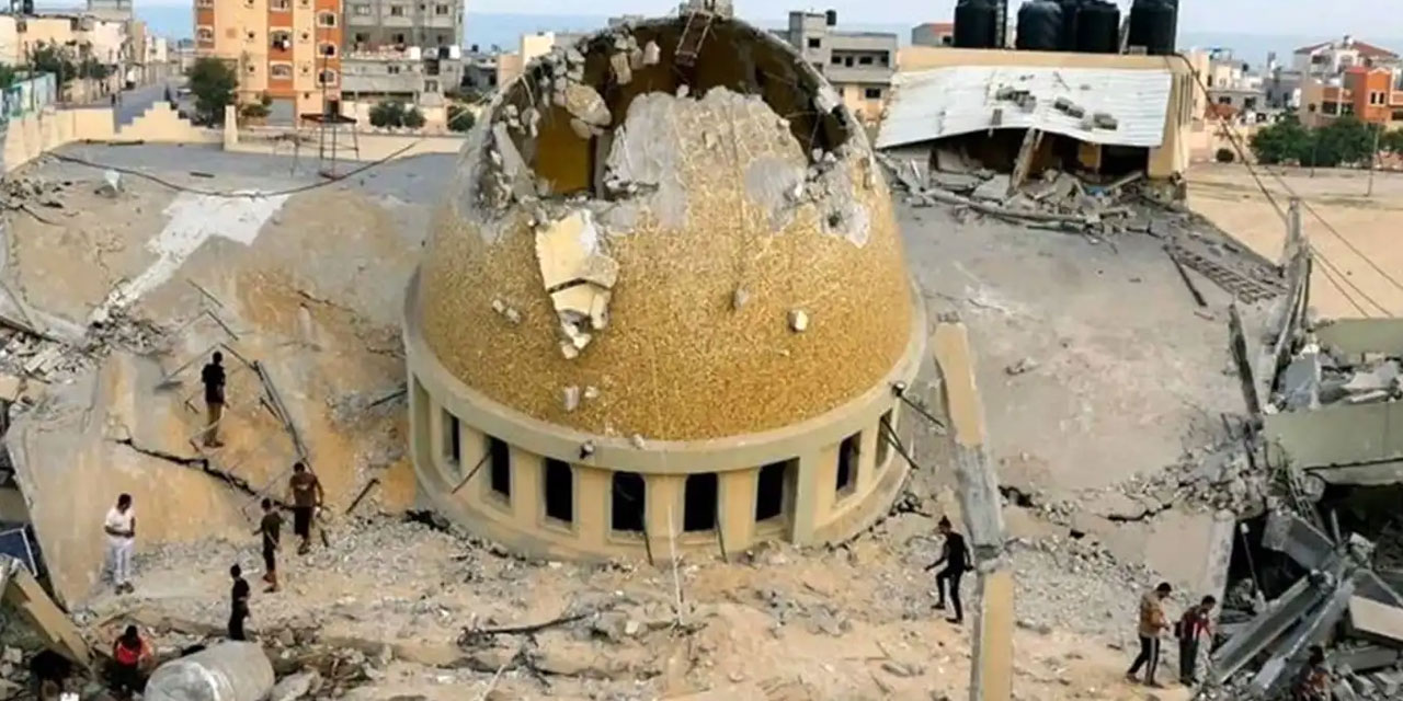 Terör devleti İsrail Gazze'de 604 camiyi yıktı