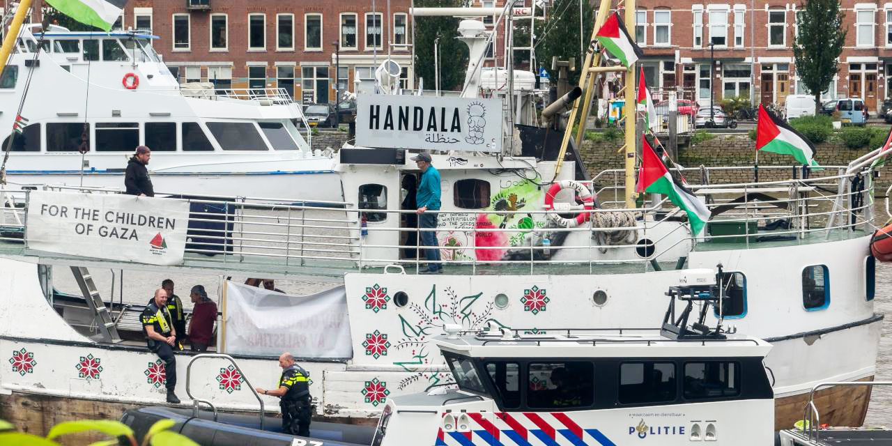 Gazze'nin özgürlüğü için Norveç'ten yola çıkan gemi Hollanda'ya ulaştı