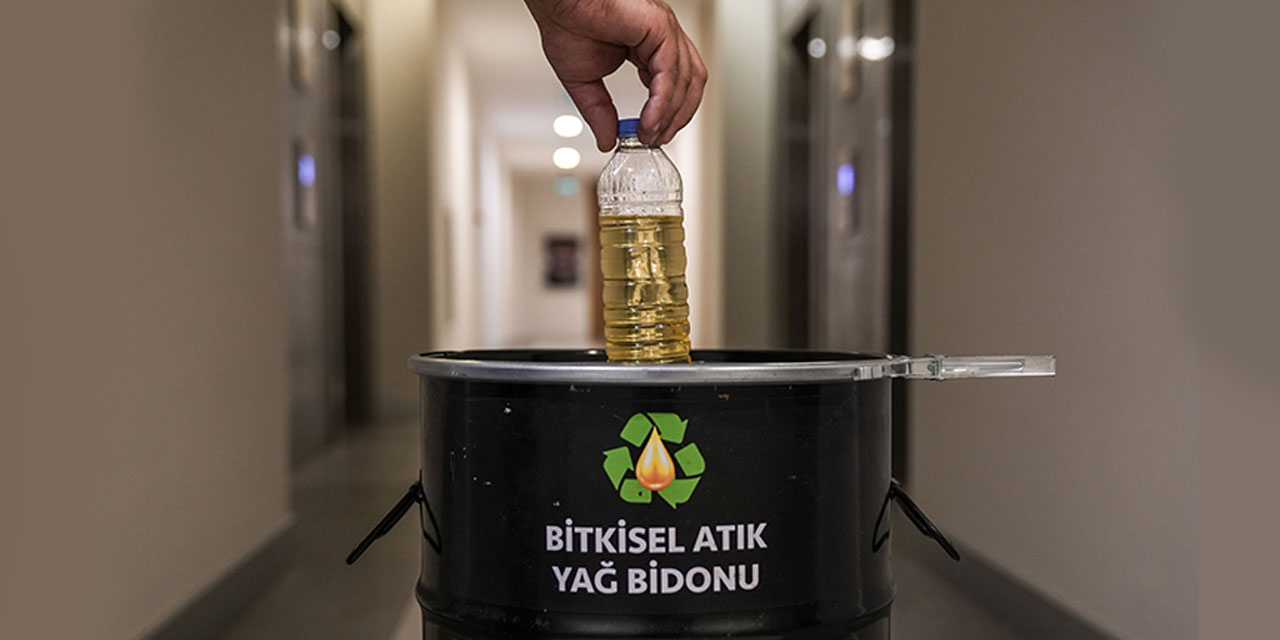 Atık yağların geri dönüşümü site sakinleri için kazanca dönüştü