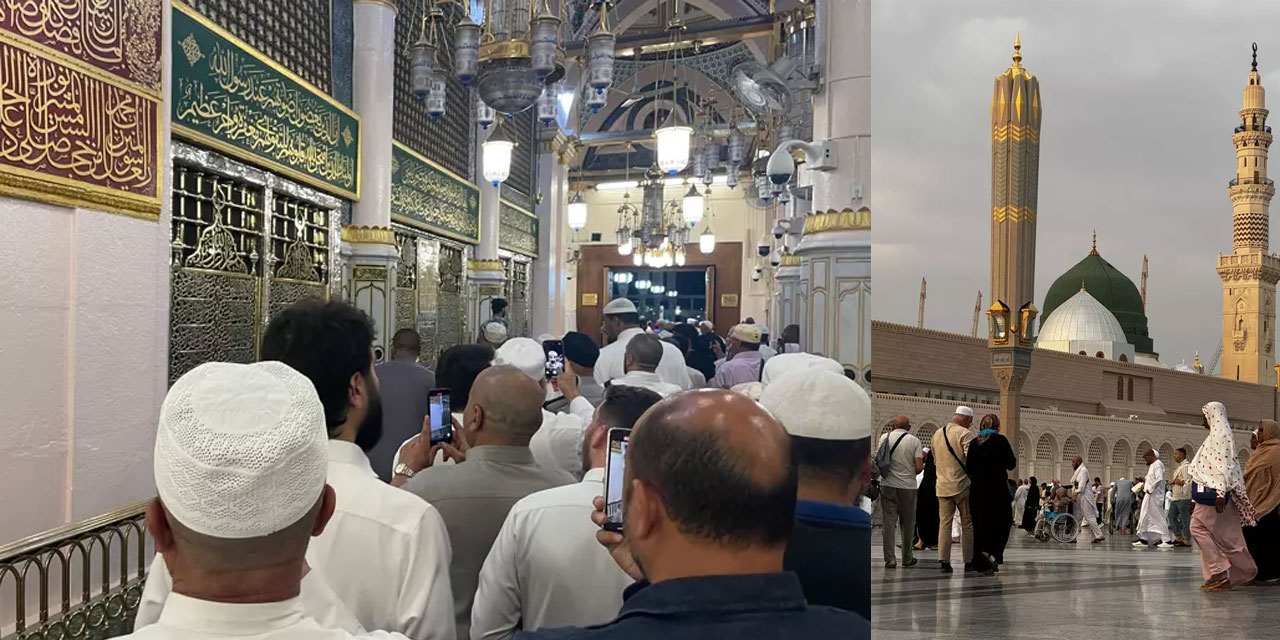 Hacılar Medine'de: Hicretin kutlu durağında ziyaretler