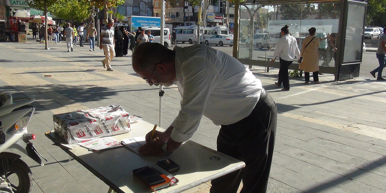 Adıyaman'da 'Ülkemde siyonist istemiyorum' imza kampanyası başlatıldı