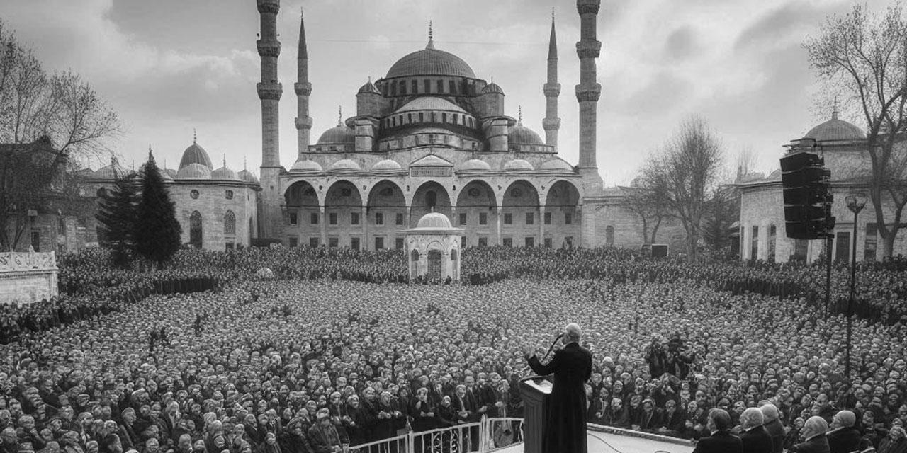 Said Nursi, Abdülhamid'e anlatacaklarını Sultan Ahmet meydanında haykırdı