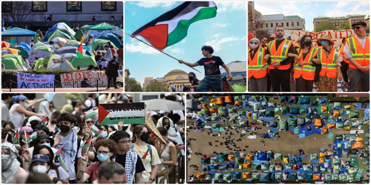 Columbia Üniversitesi öğrencileri Gazze'ye destek vermekte geri adım atmayacak