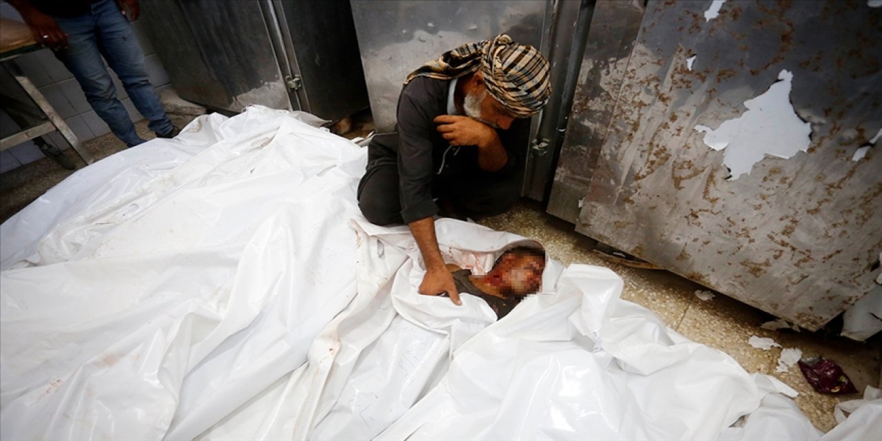 Katil israil, çocukları öldürüyor, ceset parçaları torbalar içinde ailelerine veriliyor