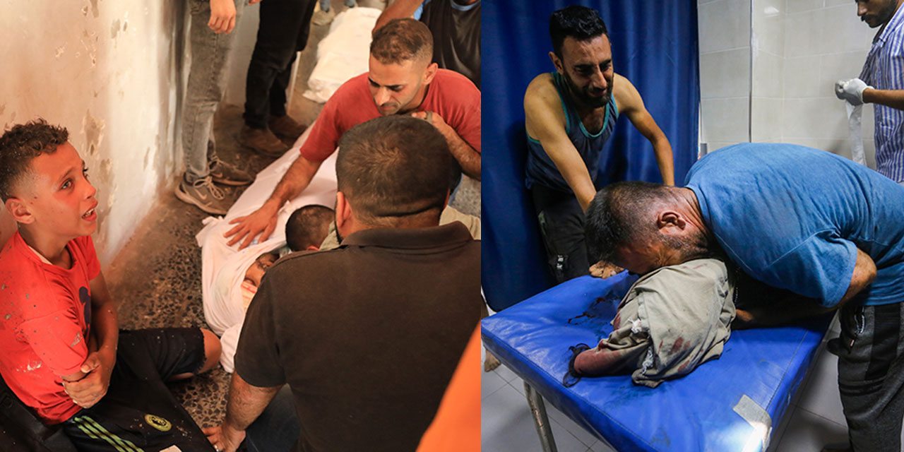 Terörist israil 325 gündür Gazze'de soykırım yapıyor