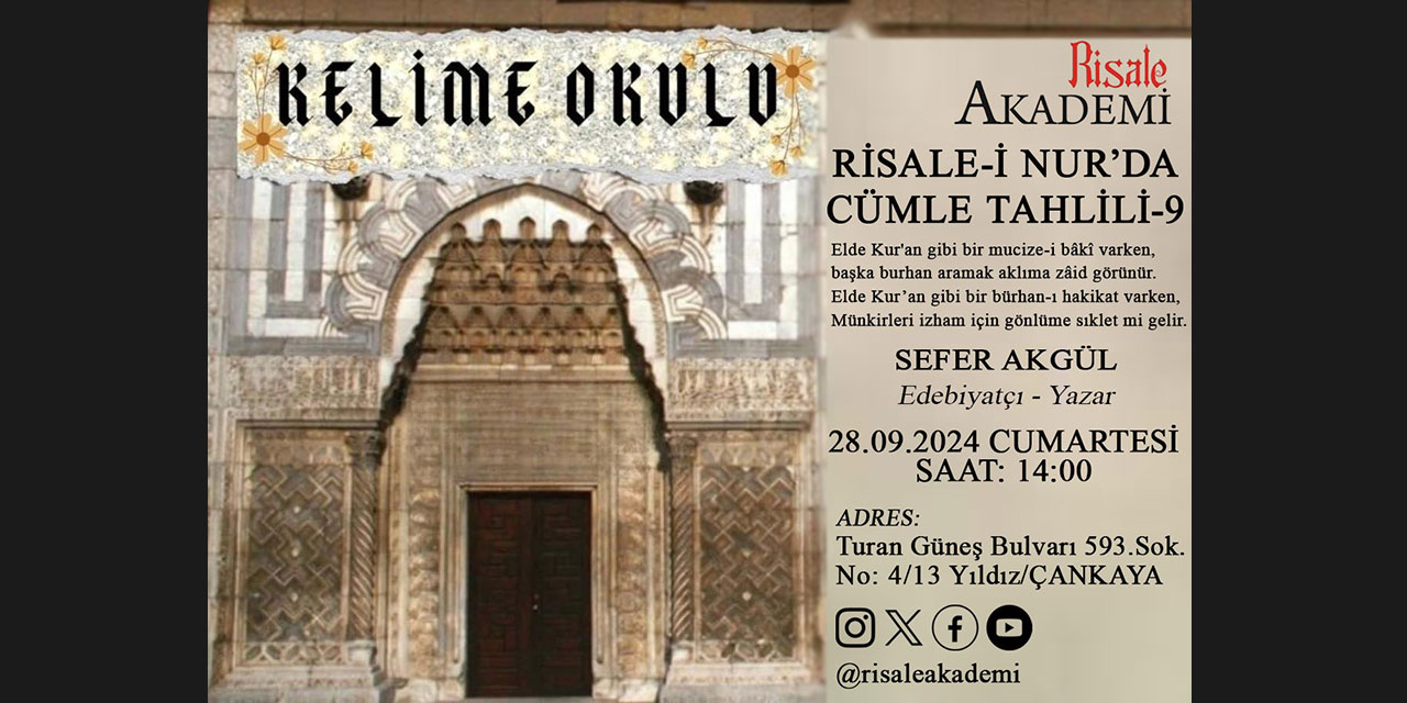 Risale-i Nur'da Cümle Tahlili-9