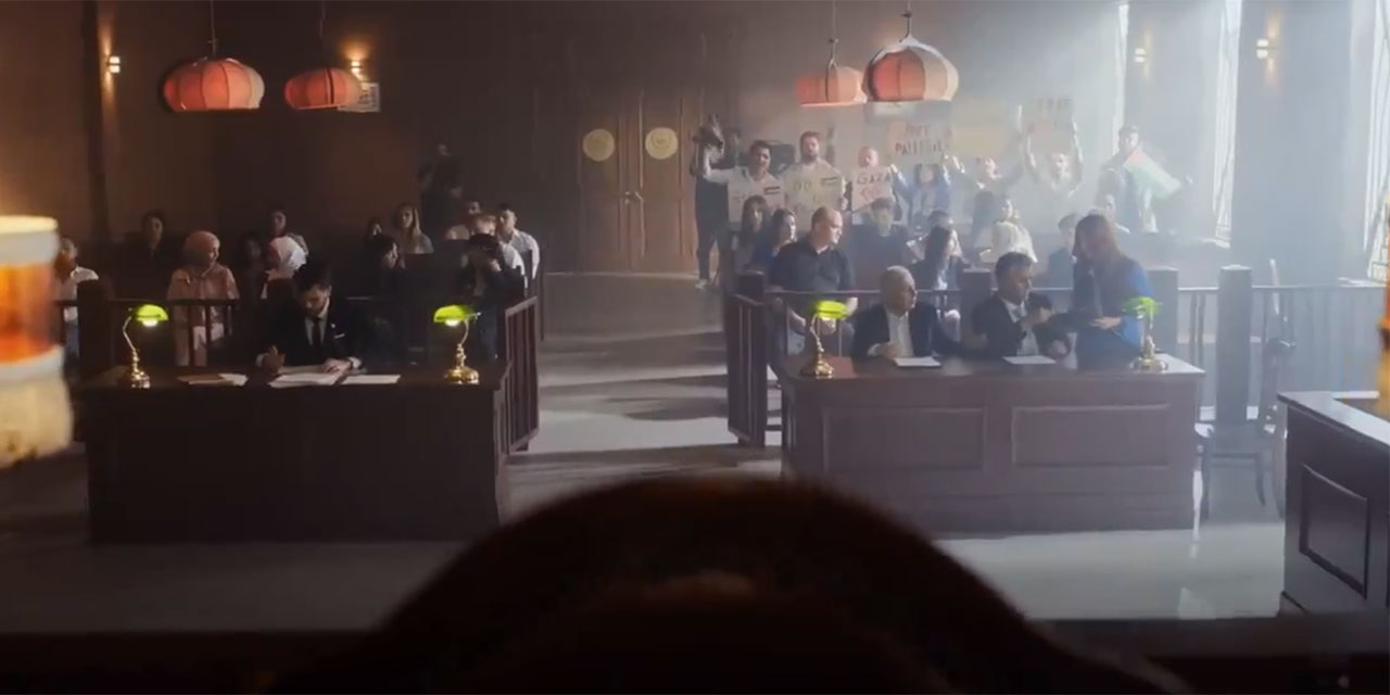 Ünlü komedyen, katil netanyahuyu UCM'de 'yargıladığı' klibi paylaştı