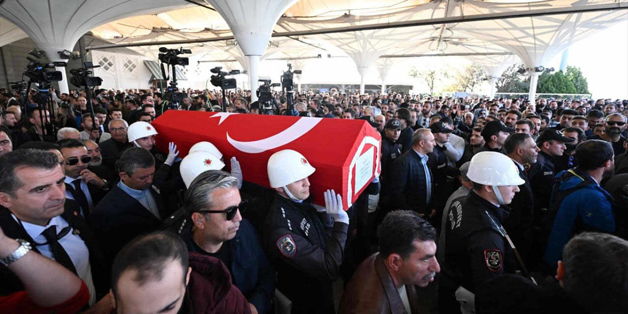 TUSAŞ şehitleri son yolculuğuna uğurlandı