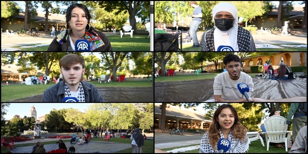 ABD'de Stanford Üniversitesi öğrencileri, Gazzelilere destek için açlık grevinde