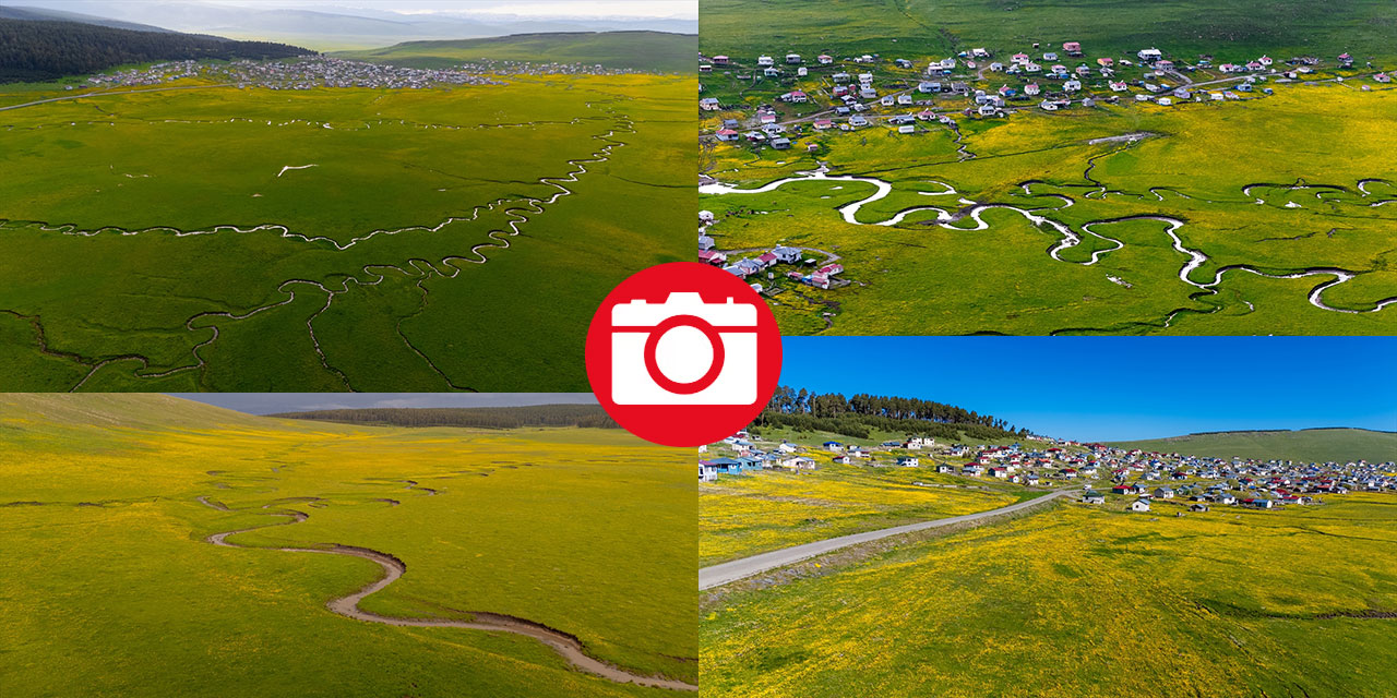 Ardahan'daki mendereslerde ilkbahar güzelliği