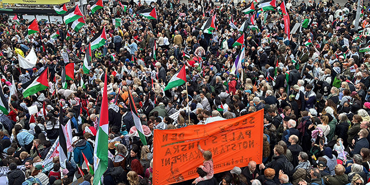 İsveç, Almanya ve İtalya'da Filistin'e destek gösterileri düzenledi