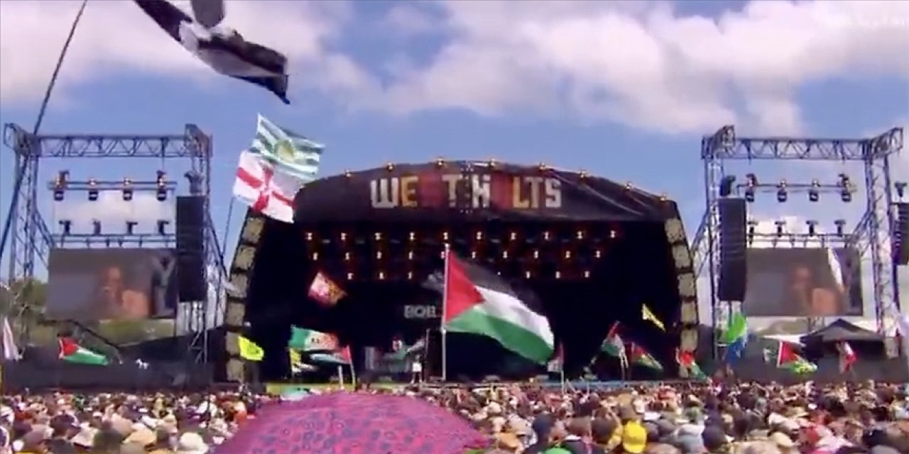 İngiltere'deki festivalde 'israil ordusuna ölüm' sloganları atıldı