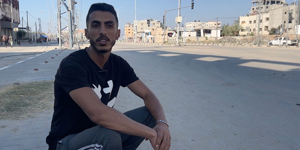 İbrahim, çektiği videolarla Gazze'de yardım adı altında yaşanan sefaleti dünyaya duyuruyor