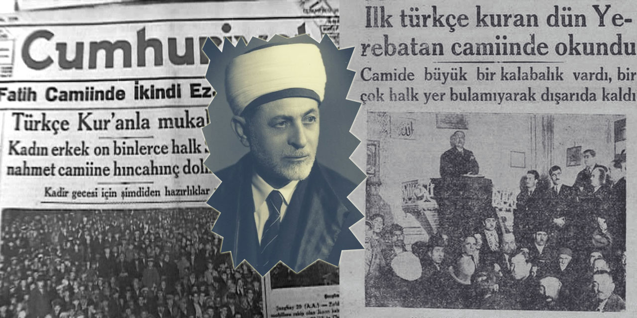 Ahmet Hamdi Akseki'nin raporu Türkçe ibadetin önünü kesti