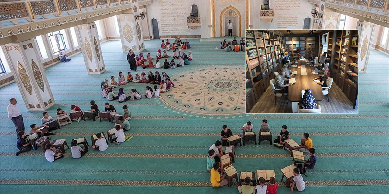 Diyarbakır'da imamın kurduğu kütüphane 7'den 70'e kitapseverleri ağırlıyor