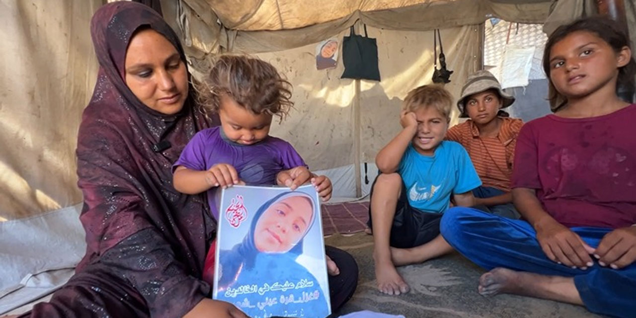 israilin öldürdüğü kızının kıyafetlerini diğer çocuklarını doyurabilmek için satmak zorunda