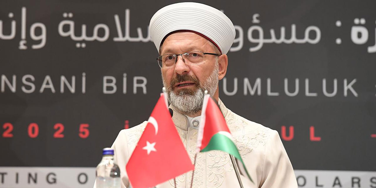 Erbaş: israili kınayarak geçirdiğimiz her dakika Gazzeliler ölüyor